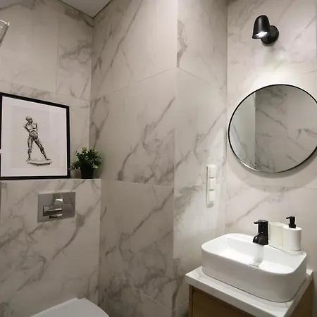 アパート Flat For 2 Or 1 With Free Parking And Fast Wi-fi